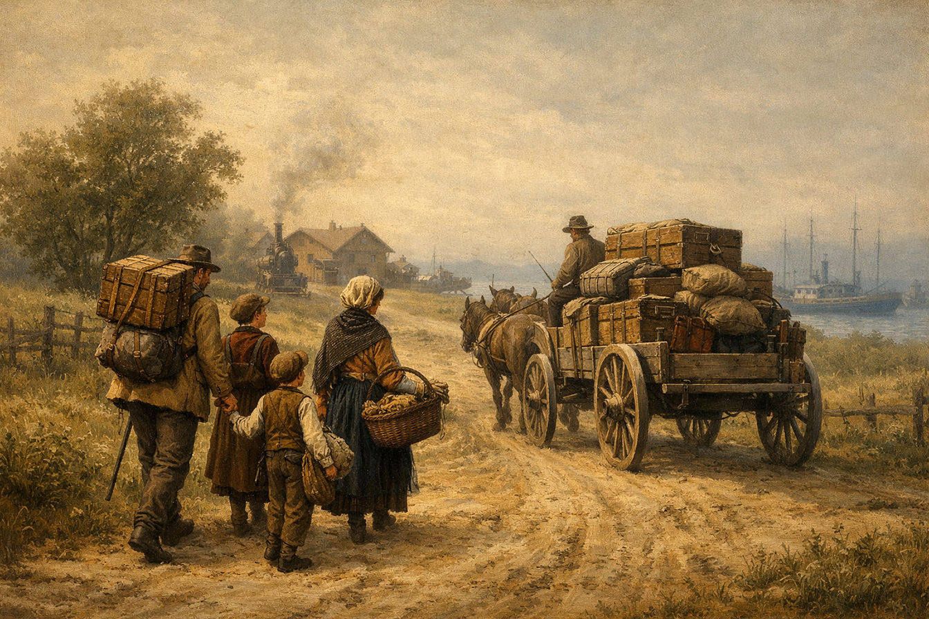 From Parish to Port: How Your Ancestors Reached Hamburg or Bremen