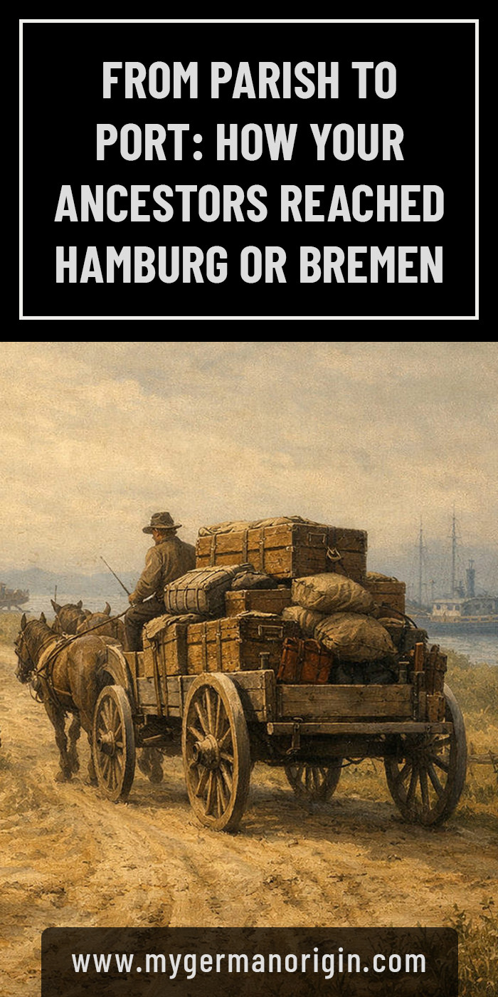 From Parish to Port: How Your Ancestors Reached Hamburg or Bremen