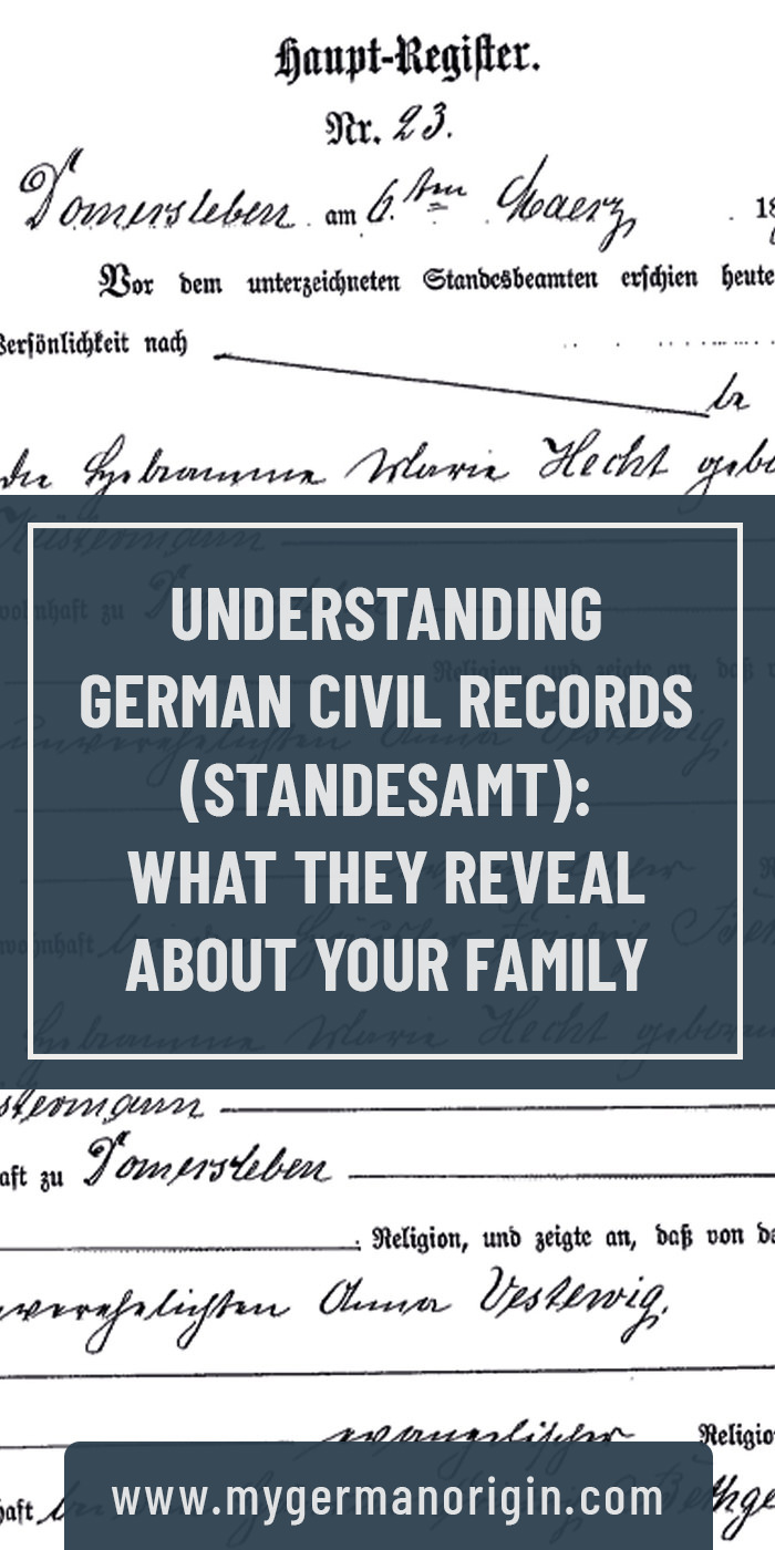 Understanding German Civil Records (Standesamt): What They Reveal About Your Family